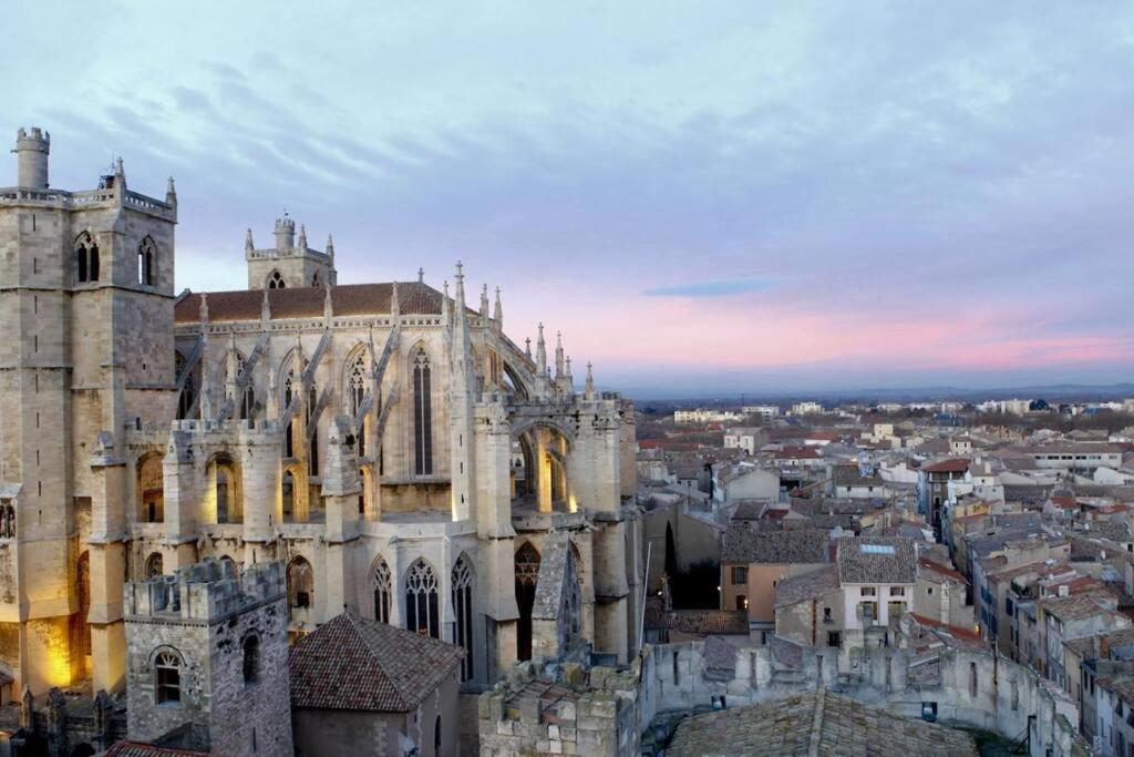 Le St Just : Hypercentre, Vue Imprenable Sur La Cathedrale Apartment Narbonne Luaran gambar